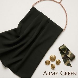 Chiffon Hijabs Army Green