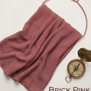 Chiffon Hijabs Brick Pink