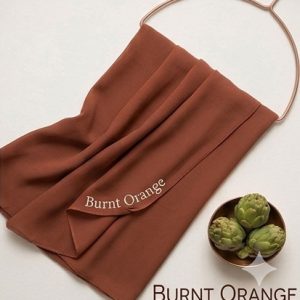 Chiffon Hijabs Brunt Orange