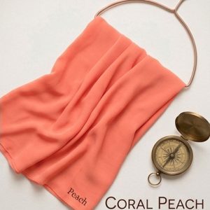 Chiffon Hijabs Coral Peach