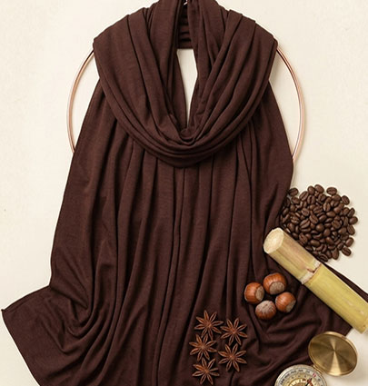 Modal Jersey Hijabs Dark Brown