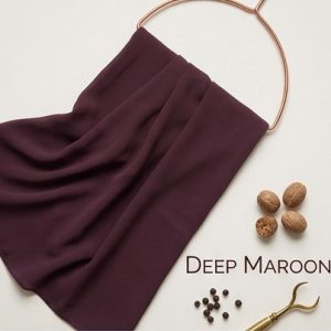 Chiffon Hijabs Deep Maroon