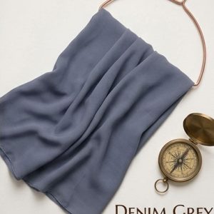 Chiffon Hijabs Denim Grey