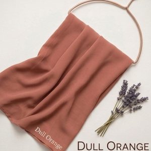 Chiffon Hijabs Dull Orange