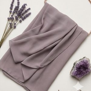 Chiffon Hijabs Lilac Grey