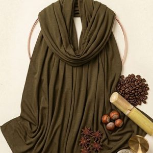 Modal Jersey Hijabs Olive Green