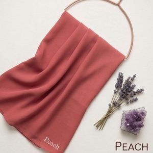 Chiffon Hijabs Peach