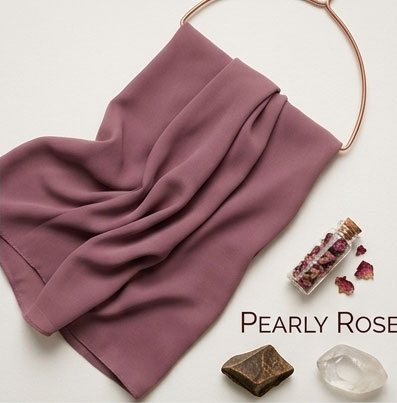 Chiffon Hijabs Pearly Rosey