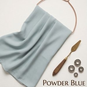 Chiffon Hijabs Powder Blue