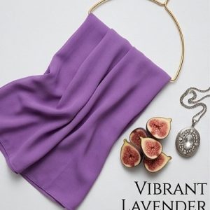 Chiffon Hijabs Vibrant Lavender