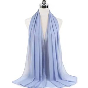 Plain Chiffon Hijabs Light Blue