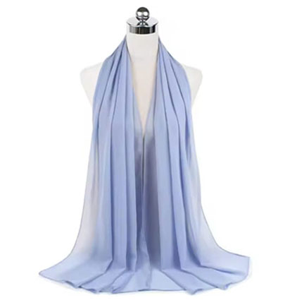 Plain Chiffon Hijabs Light Blue