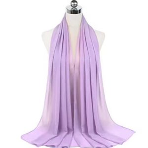 Plain Chiffon Hijabs Light Purple