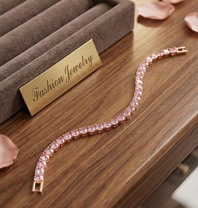 Tennis Bracelet Pink