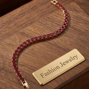 Tennis Bracelet Red
