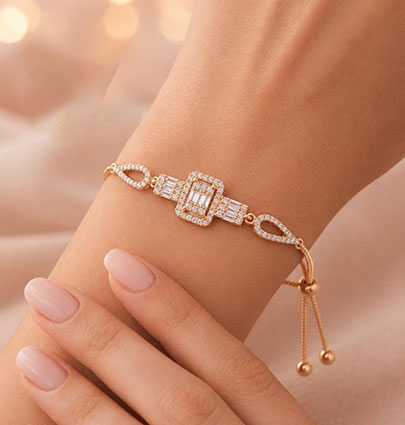 Rectangle Leaf Bracelet - Image 2