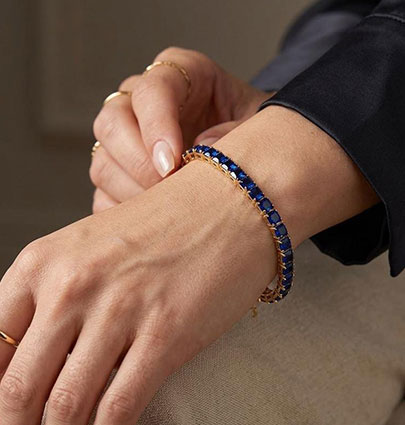 Tennis Bracelet Blue - Image 3