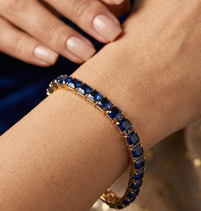 Tennis Bracelet Blue - Image 2